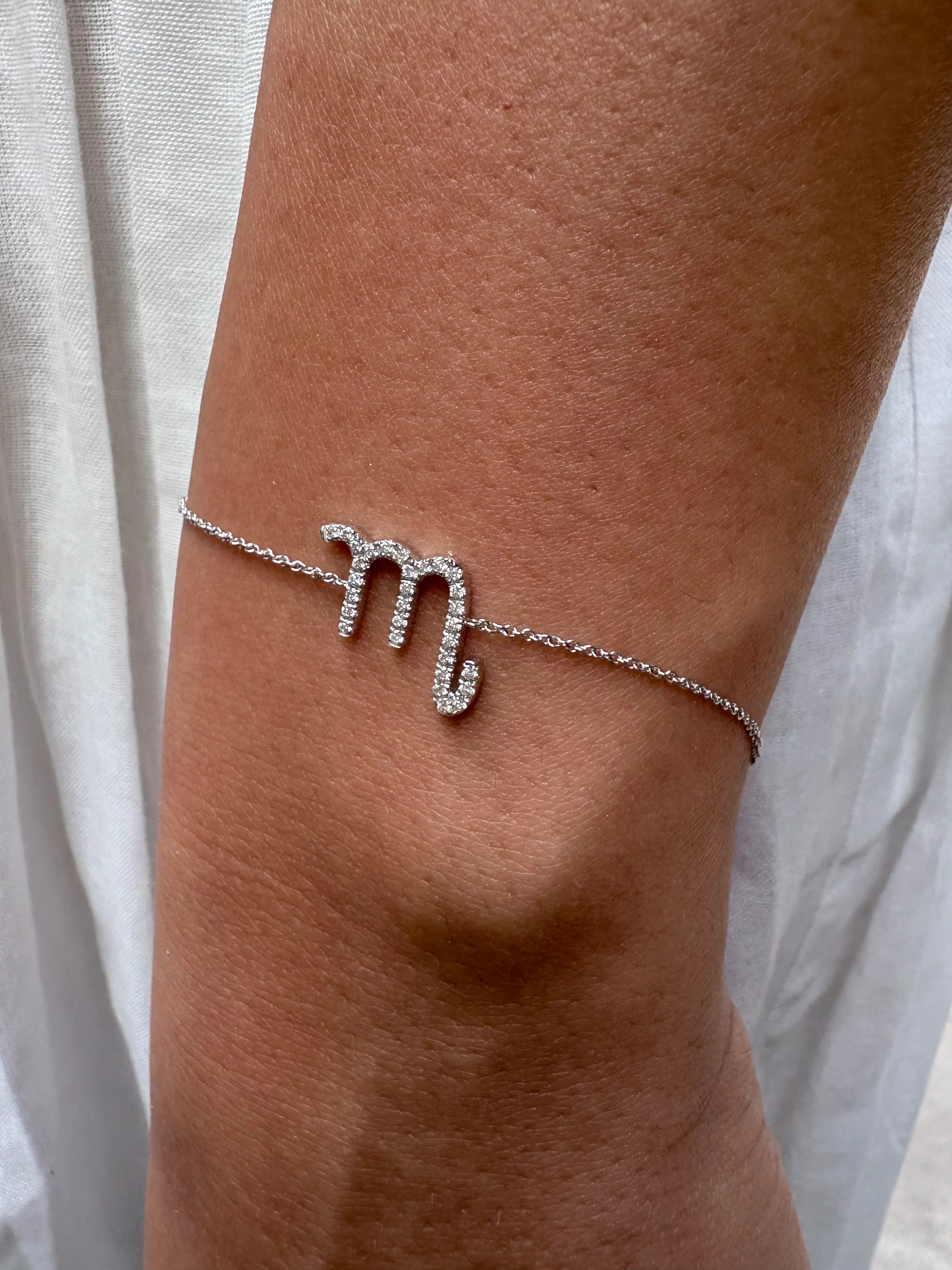 Scorpio Diamond Zodiac Bracelet - Image 4