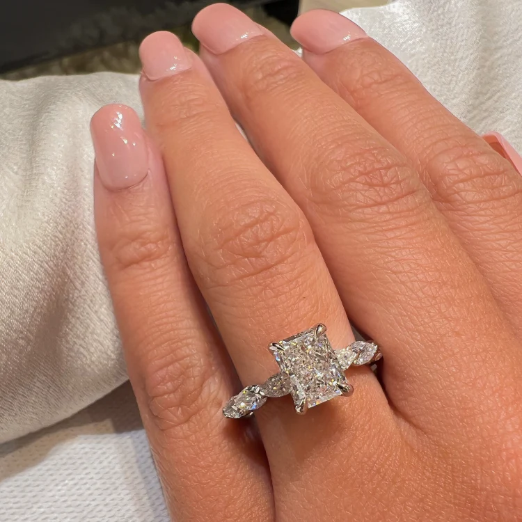 Shimmy Radiant Engagement Ring - Image 2