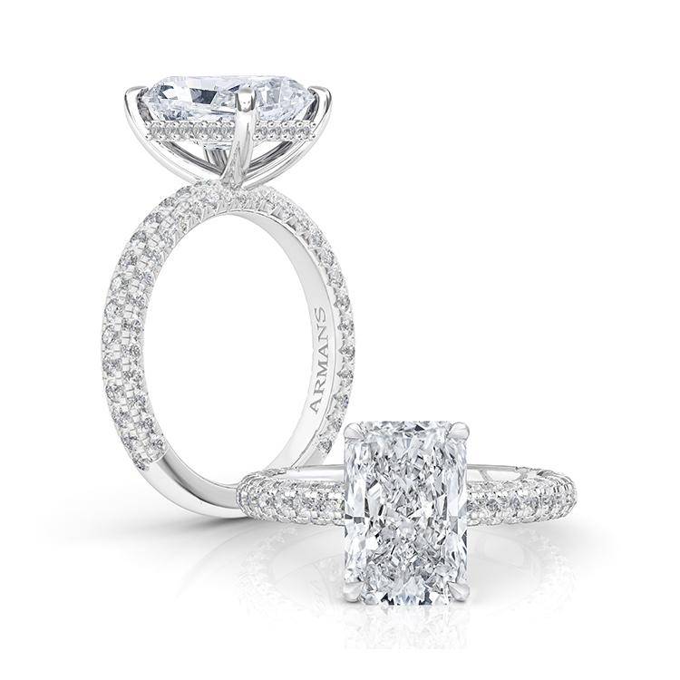 Snow White Engagement Ring