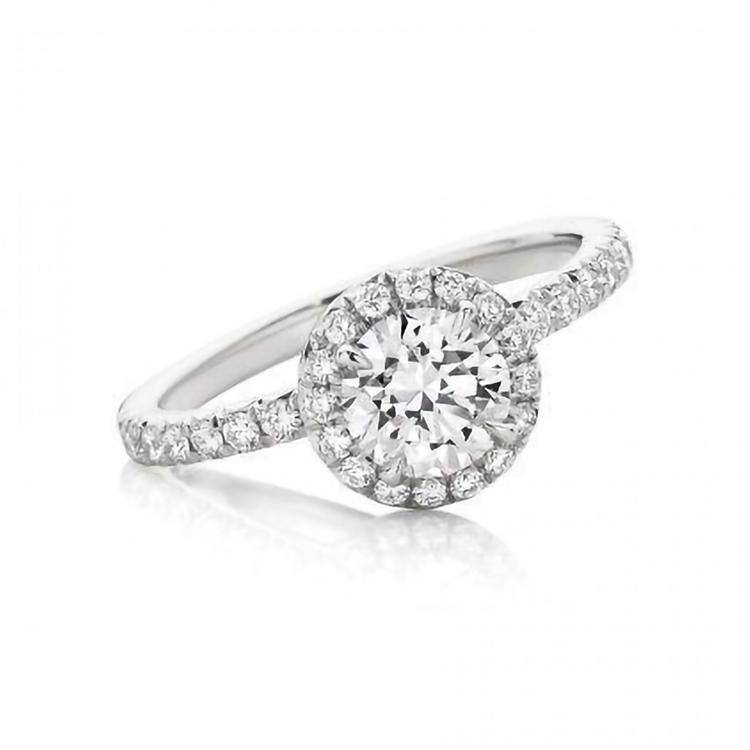Solest Halo Engagement Ring