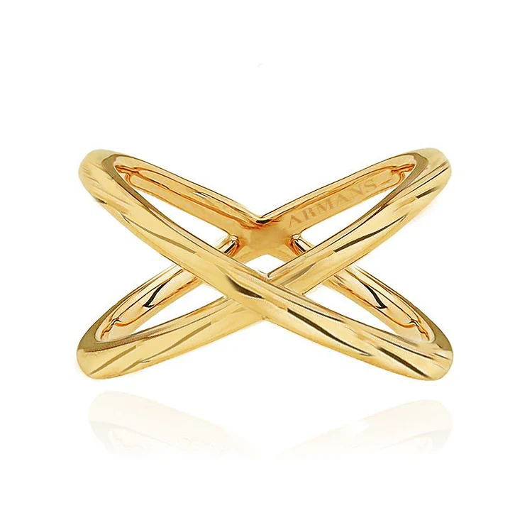 Solid Gold Orbit Ring