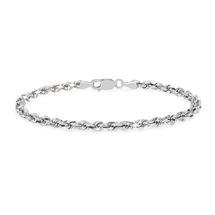 Solid Gold Rope Bracelet - Image 3