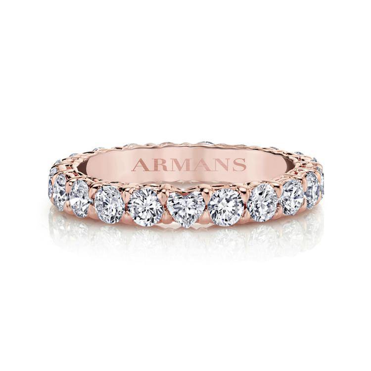 Sophia Heart Diamond Eternity Band
