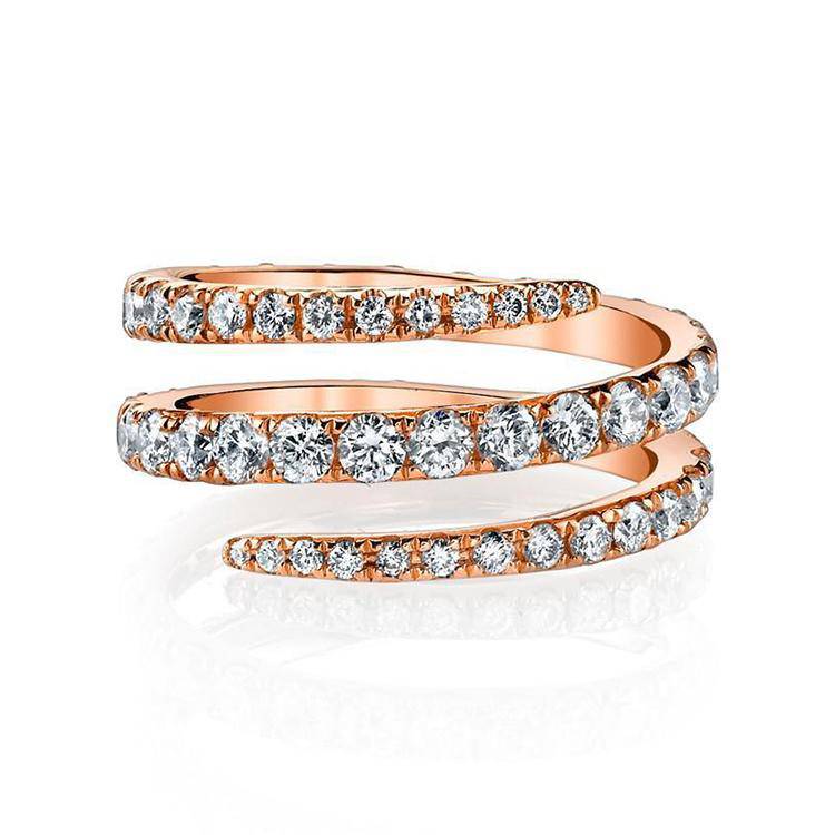Spiral Diamond Ring - Image 4