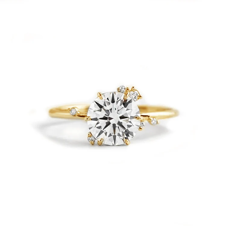 Starry Night Diamond Engagement Ring
