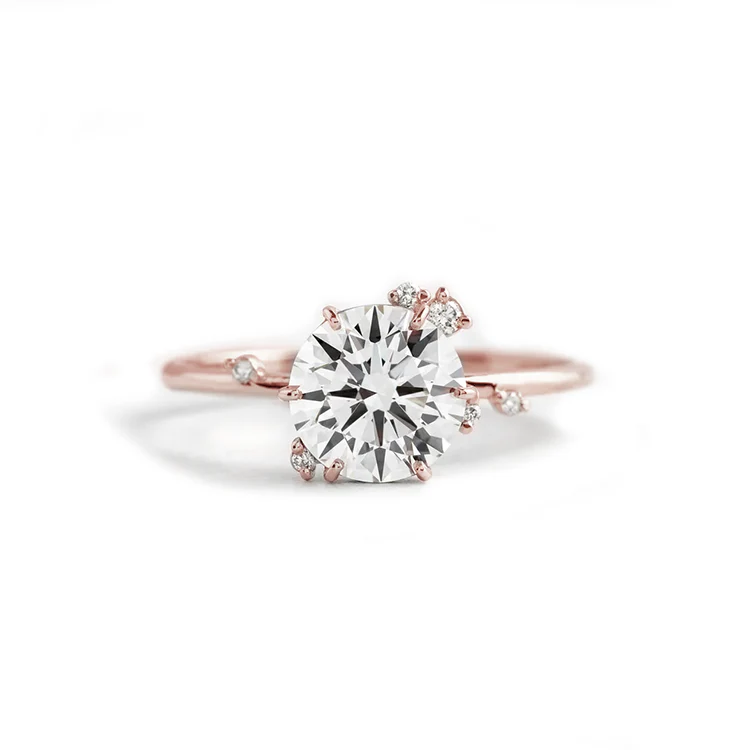 Starry Night Diamond Engagement Ring - Image 3