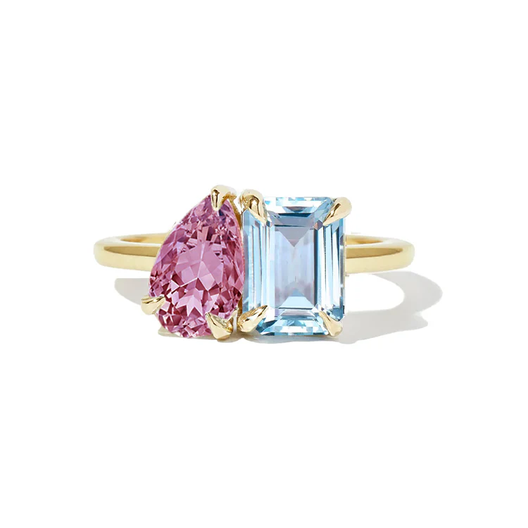 Summer Two Stone Lab Grown Engagement Ring