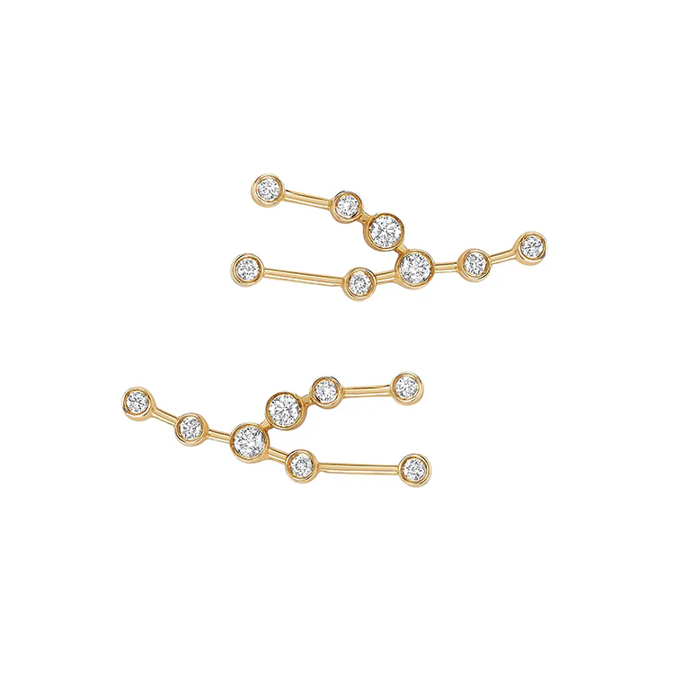 Taurus Diamond Constellation Studs - Image 2