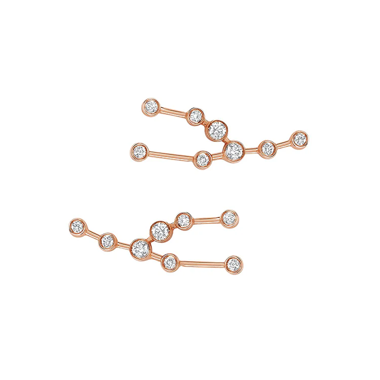Taurus Diamond Constellation Studs - Image 3