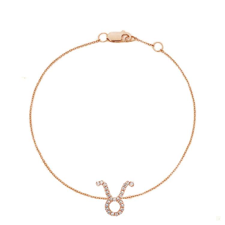 Taurus Diamond Zodiac Bracelet - Image 2