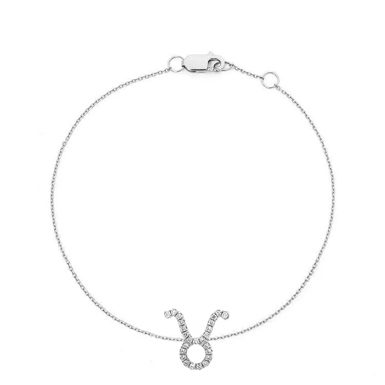 Taurus Diamond Zodiac Bracelet - Image 3