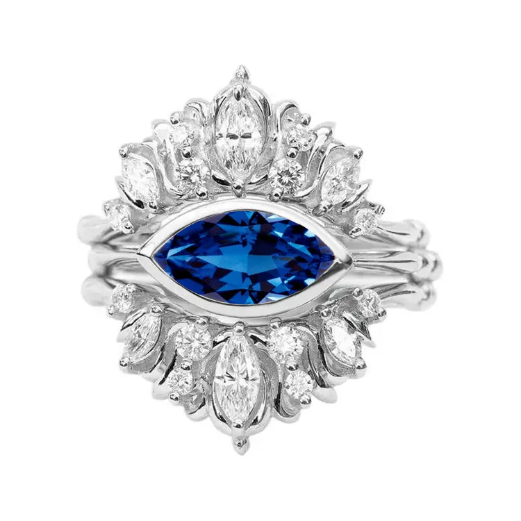 The Eye of Hope Diamond and Emerald Ring - Image 3