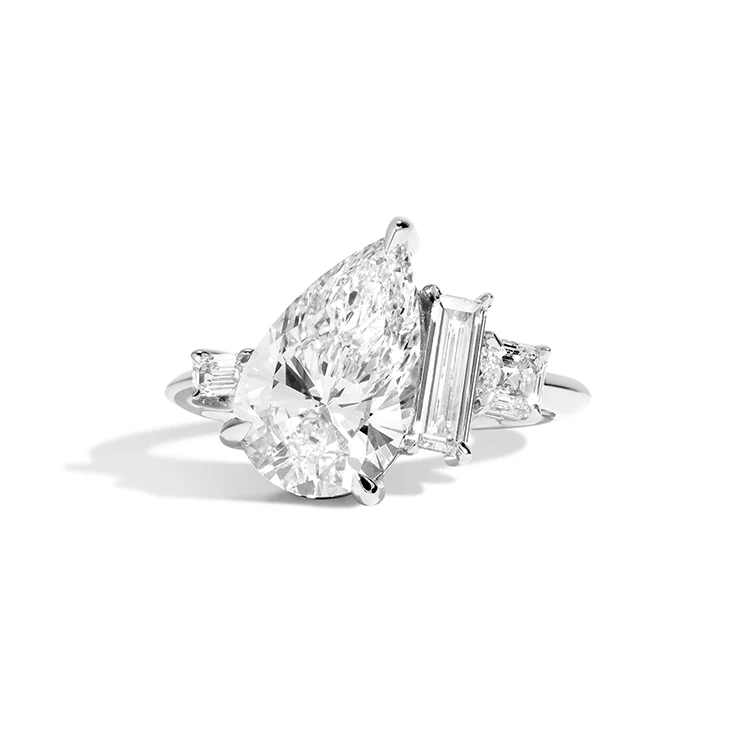 The Pear Quartet Ring - Image 2