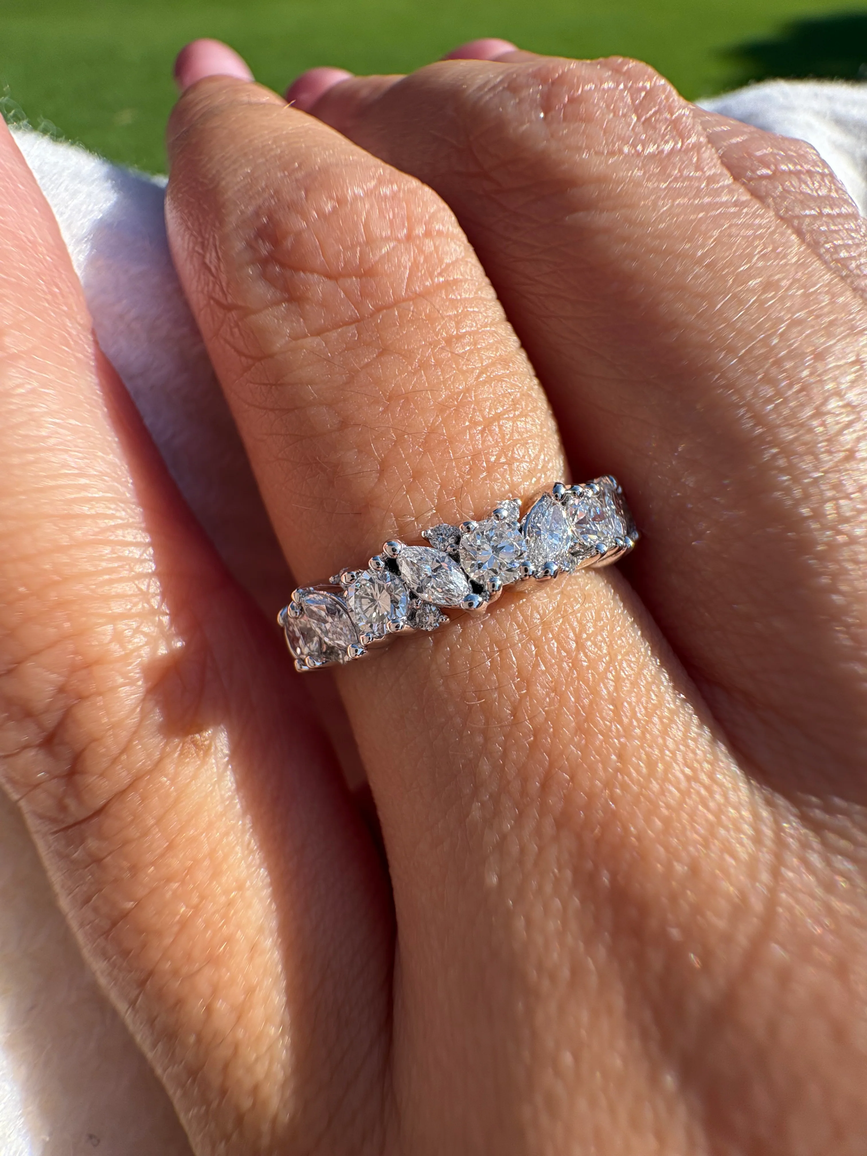 The Petra Lab Grown Diamond Band - Image 13