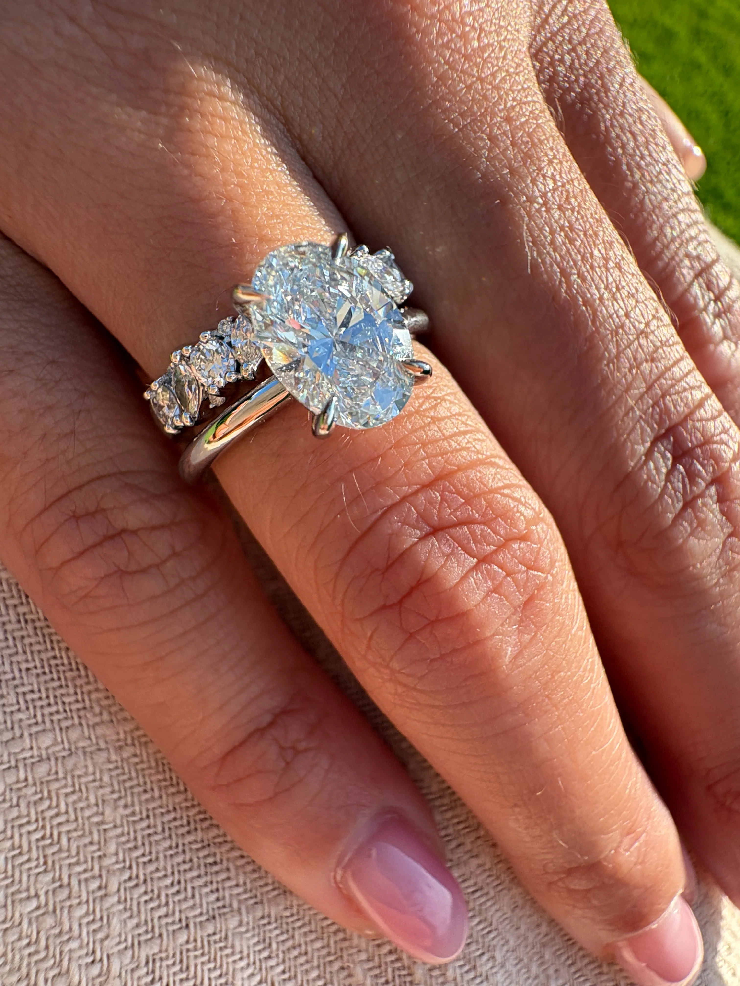 The Petra Lab Grown Diamond Band - Image 7