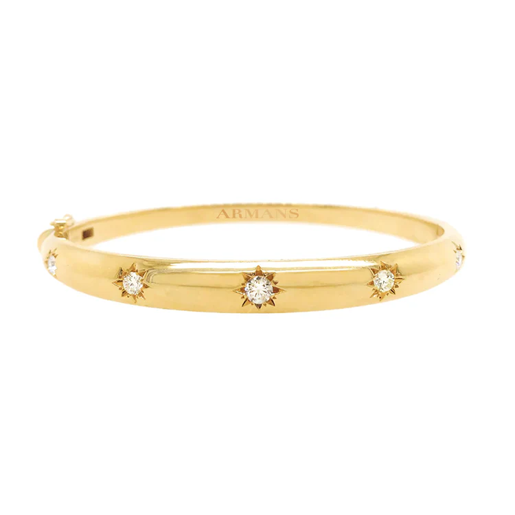 The Stellar Diamond Bangle