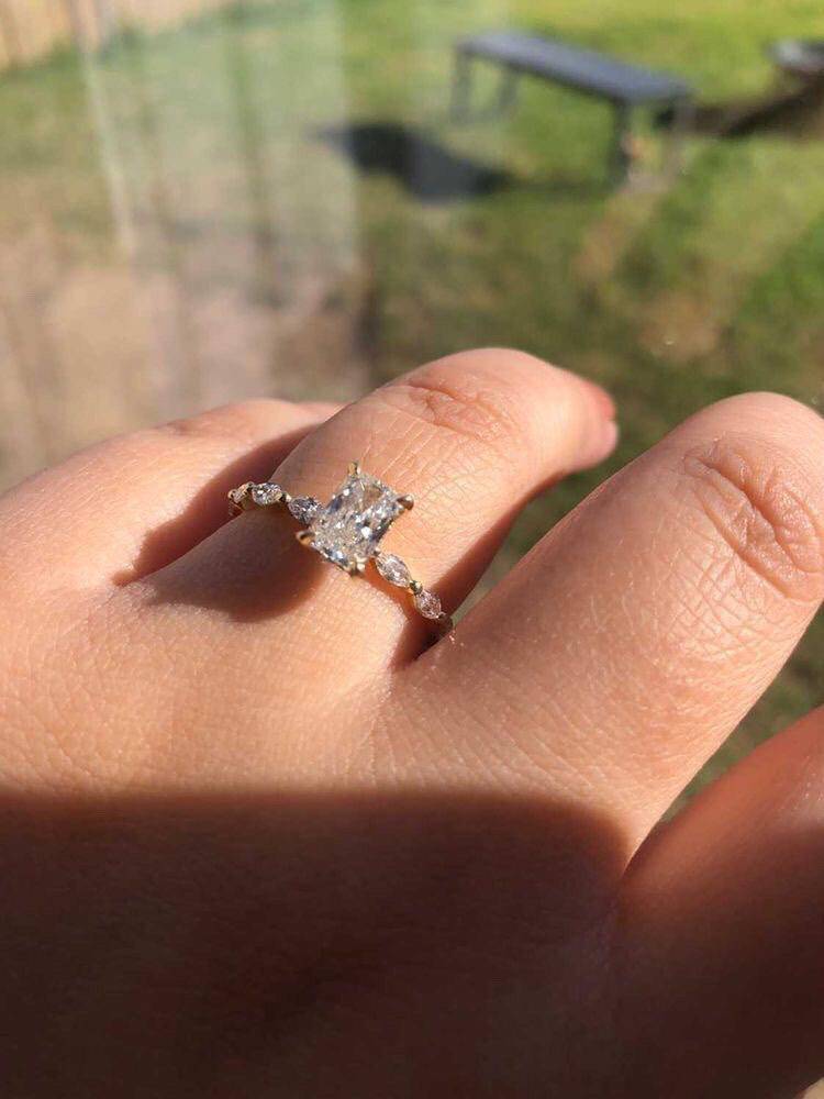 Tinkerbell Lab Grown Engagement Ring - Image 5