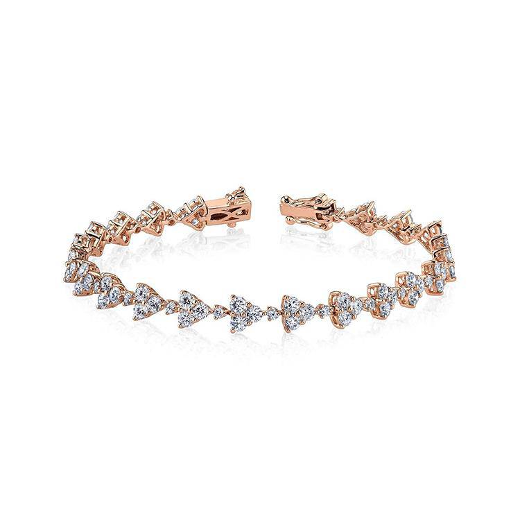 Trio Cluster Diamond Bracelet
