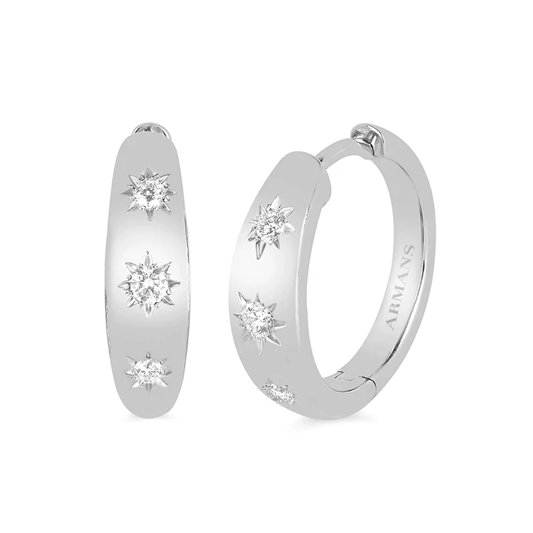 Tristar Diamond Hoops - Image 2
