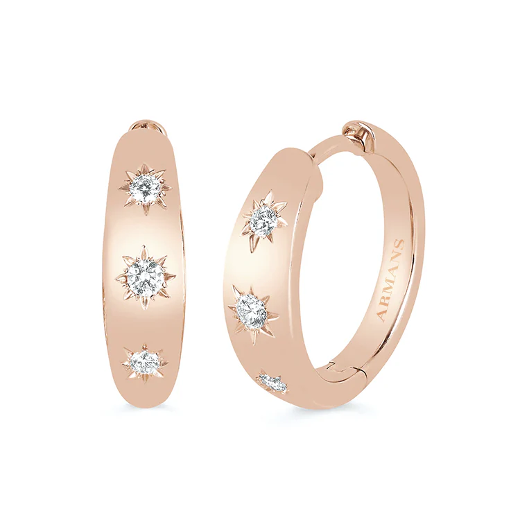 Tristar Diamond Hoops - Image 3