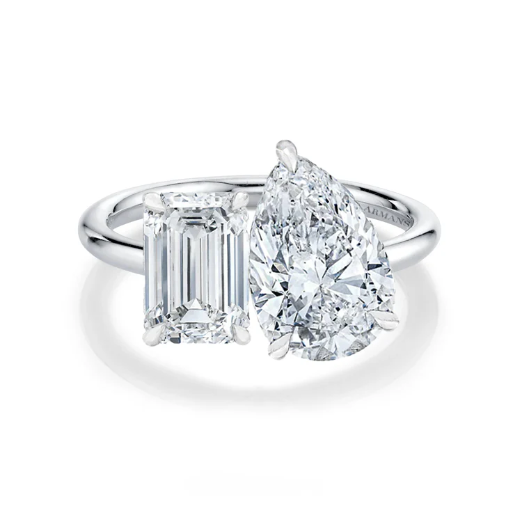 Twice The Ice Two Stone Engagement Ring