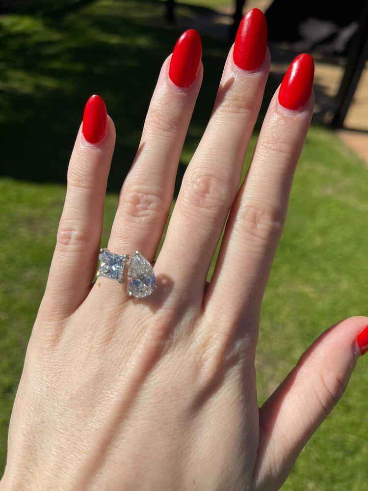 Twin Flame Two Stone Engagement Ring - Image 3