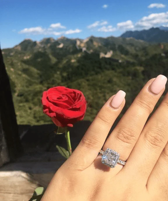 Valeria Cushion Engagement Ring - Image 4