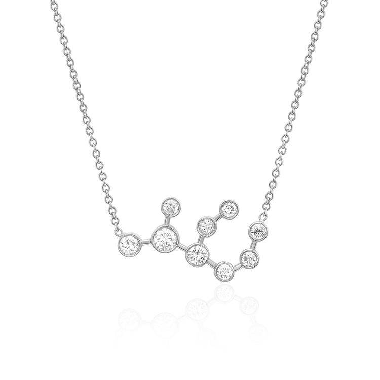 Virgo Diamond Constellation Necklace - Image 3