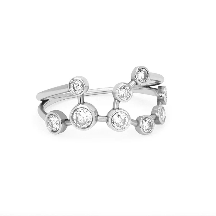 Virgo Diamond Constellation Ring - Image 2