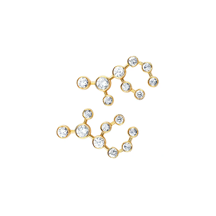 Virgo Diamond Constellation Studs