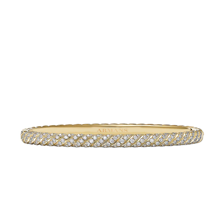 Woven Pavé Diamond Bracelet