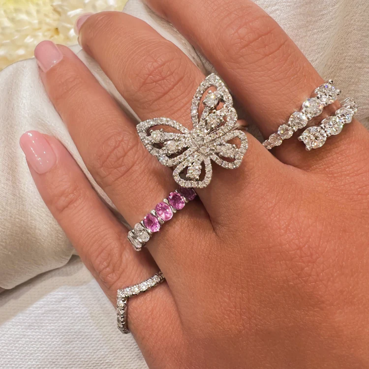Wrap Diamond Ring - Image 6
