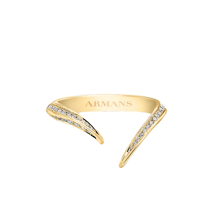 Wrap Diamond Wedding Band